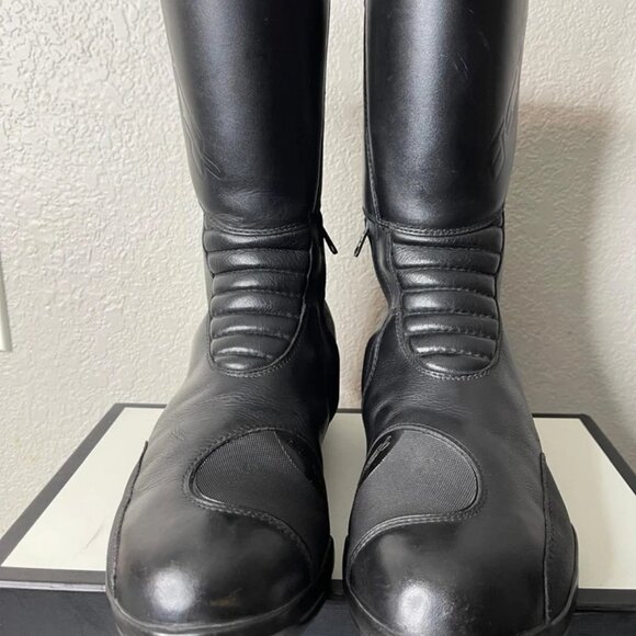 TCX X Five GTX Gore Tex Motorcycle Boots Black Leather Zip Men's 44 EU/10 US - Picture 1 of 16